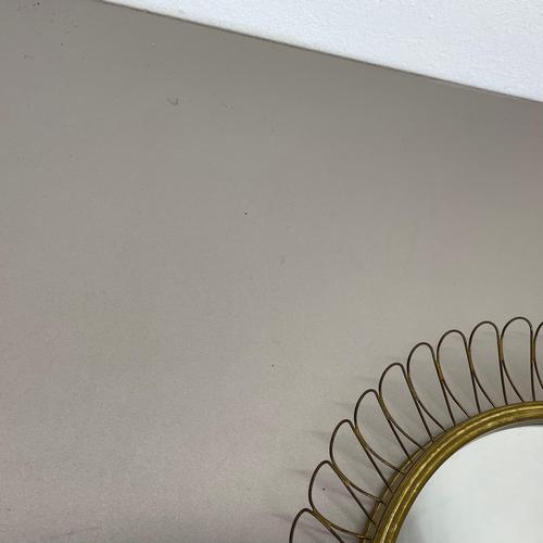 Brass Metal Round Mirror by Josef Frank for Svenskt Tenn, 1960s For Sale - Image 6 of 18