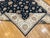 1990s Handmade Chobi Rug – Afghan Kashan Style Navy Wool Floral Carpet - 7'11 X 10' For Sale - Image 10 of 10