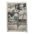 1940s Original Signed Graphite Illustration of Woman Running on Tropical Beach, 10½ × 7¼ " For Sale