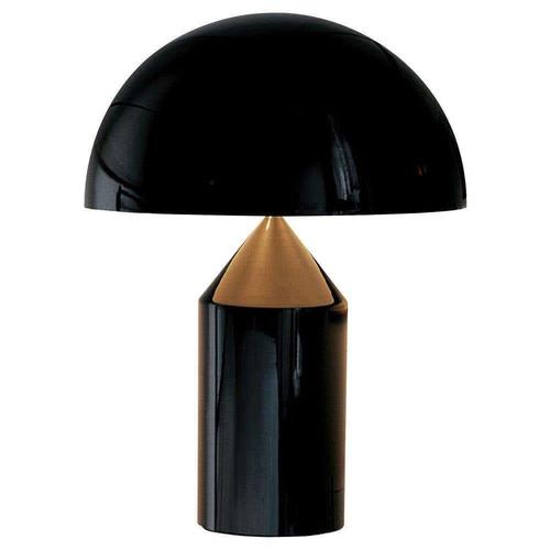 Not Yet Made - Made To Order Large Metal Black Table Lamp by Vico Magistretti for Oluce For Sale - Image 5 of 6