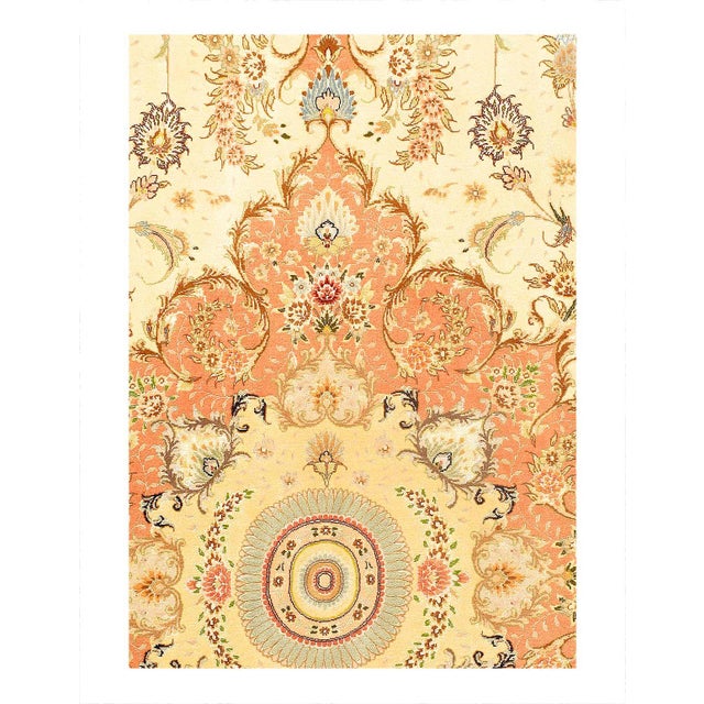 Tabriz design rugs are distinguished by their excellent weave and by their remarkable adherence to the classical...