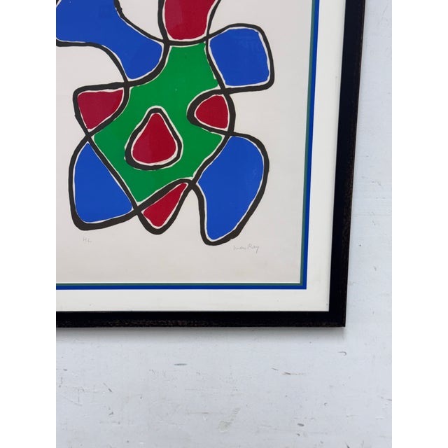 Mid 20th Century Circa 1968 Man Ray “Due Figure” Lithograph, Signed For Sale - Image 5 of 12