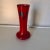 Vintage Red Glass,Silver Overlay Floral Design Vase For Sale In New York - Image 6 of 6