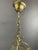 20th Century Brass and Glass Lantern Pendant Light For Sale - Image 3 of 6