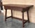 Early 20th Spanisht Walnut Country Farm Desk with Two Drawers For Sale - Image 18 of 18