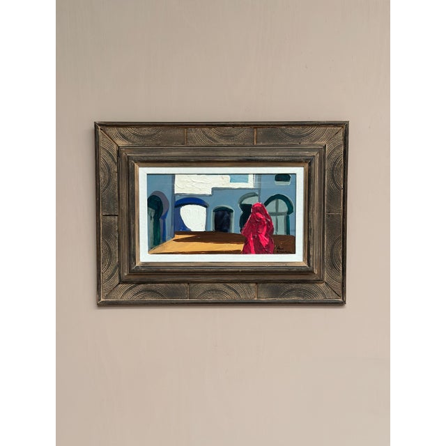 Original Swedish Oil on Panel – “Southern Motif” by Lars Norrman – Vintage & Framed – 44 × 32 cm (17.3" × 12.6") Image 27...