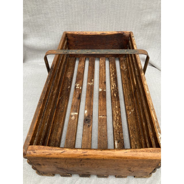 Vintage British Wood Slate and Metal Box Queen Sq London For Sale - Image 12 of 12