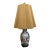 Vintage Large Chinese Porcelain Table Lamp With Shade For Sale