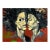 Twin Warriors, Oil on Canvas, Seromo Okoro (2026) For Sale