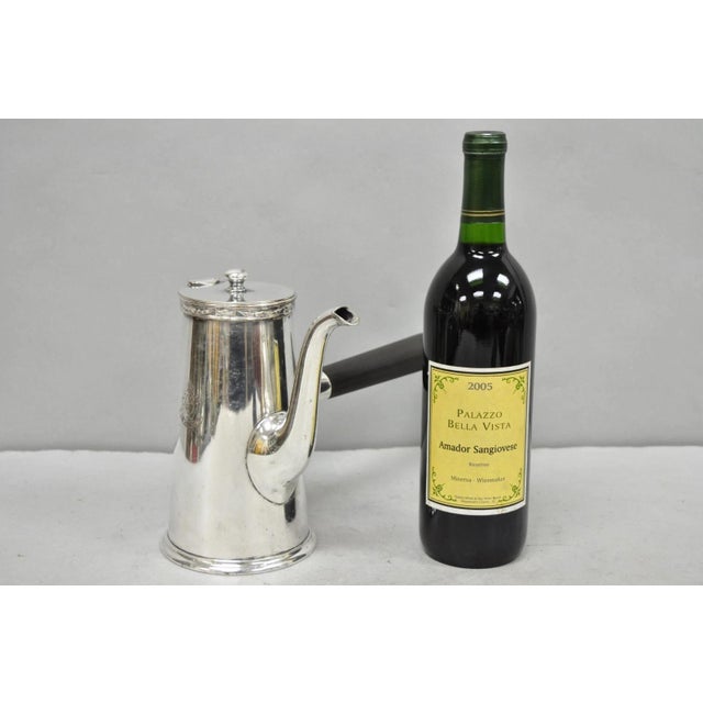 Antique Gorham "The Windermere Hotel" London Silver Plated Coffee Tea Pot For Sale - Image 15 of 15