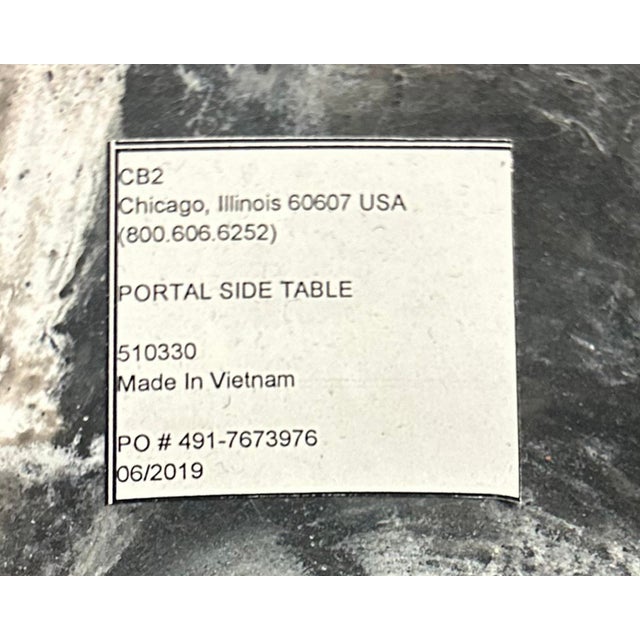 Portal Side Table Designed by Cb2 For Sale In Indianapolis - Image 6 of 6