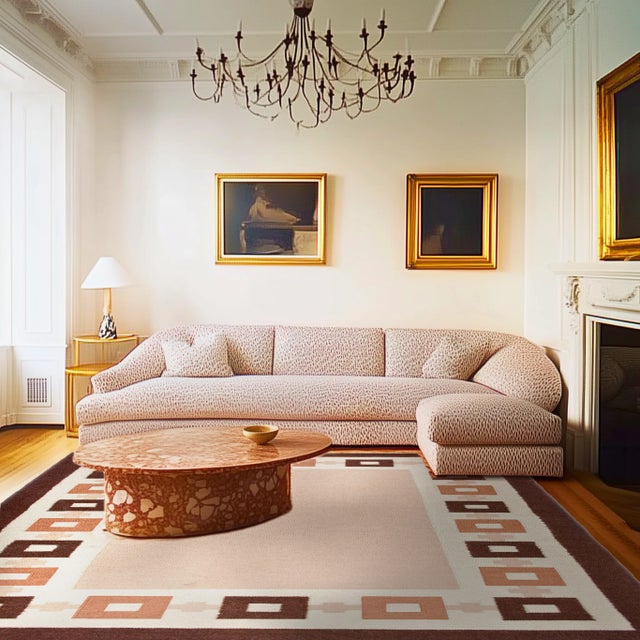 The versatile Chain Rug was inspired by vintage enamel jewelry and designed with a Scandinavian sensibility. Thoughtful...