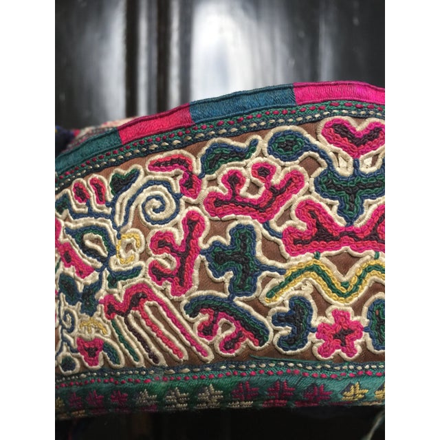 Early 20th Century Chinese Minority Embroidered Hat For Sale In Chicago - Image 6 of 10