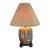 Rose Medallion Style Porcelain Ginger Jar Table Lamp, Vintage For Sale