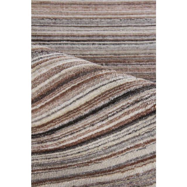 2020s Exquisite Rugs Northampton Hand Loom Wool Ivory & Gray - 9'x12' For Sale - Image 5 of 8