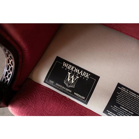 Late 20th Century Louis XVI Pink Bergère Chairs by Woodmark Originals - A Pair For Sale - Image 13 of 18