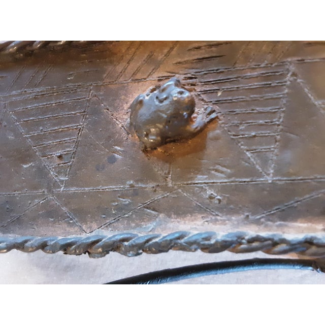 Antique 19th Century African Ashanti Artifact; Burial Gold Vessel Kuduo For Sale - Image 17 of 17