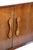 Wood Mid Century Dresser With Burl Trim and Sculpted Legs and Drawer Pulls C 1950/60's For Sale - Image 7 of 14