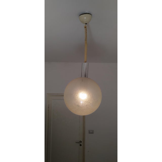 Sfera Pendant Lamp attributed to Tobia & Afra Scarpa for Flos, 1960s For Sale - Image 9 of 18