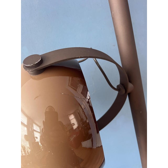 Mid-Century Herda Mushroom Floor Lamp in Brown For Sale - Image 10 of 13