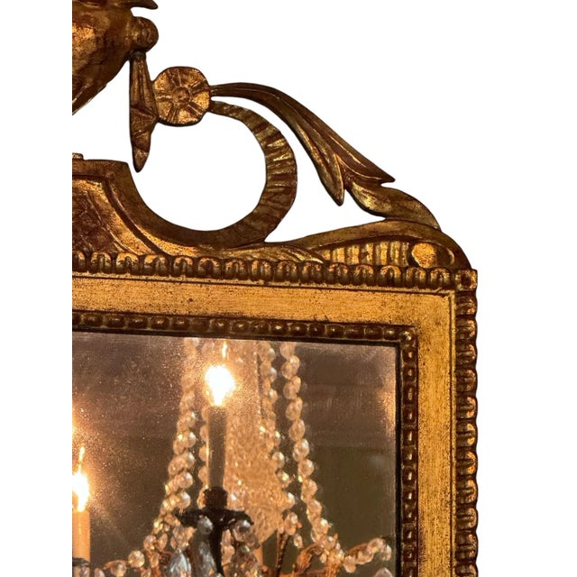 Fine 18th Century French Gilt Wood Mirror, Circa 1755 For Sale - Image 4 of 9