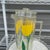 Yellow Mid 20th Century Acrylic Yellow Tulips Beverage Service- 6 Pieces For Sale - Image 8 of 10