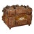 Antique Folk Tramp Art Box For Sale