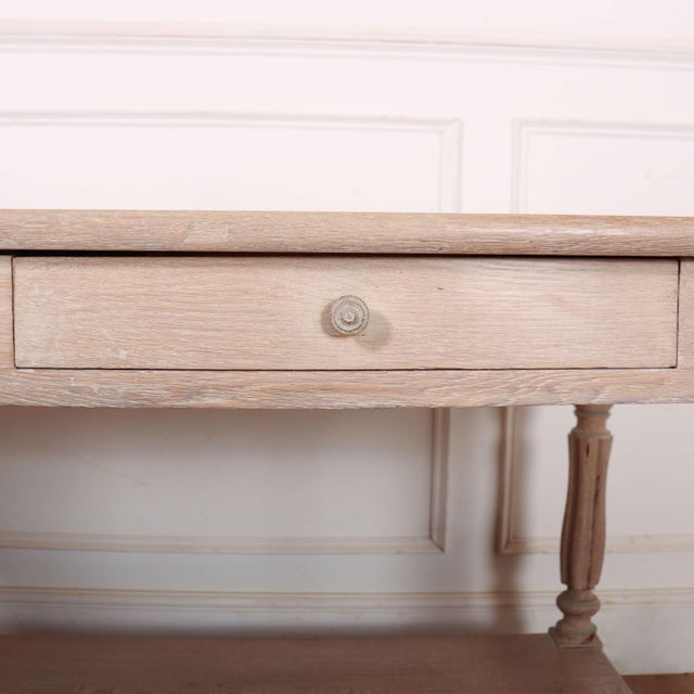 French Bleached Drapers Table For Sale - Image 6 of 13