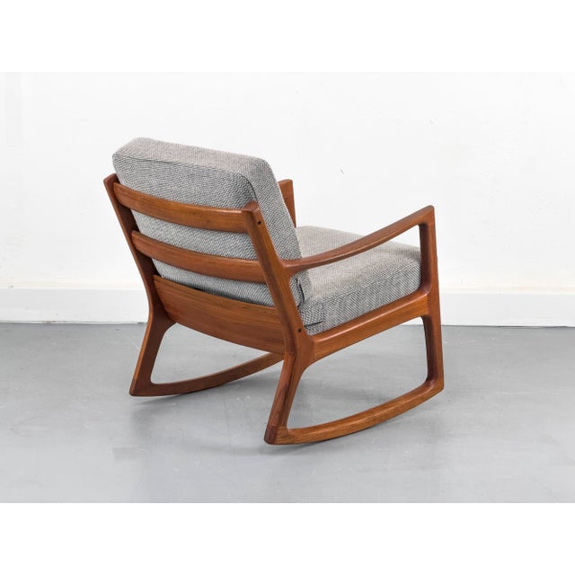 Senator Rocking Chair in Teak by Ole Wanscher for Cado, 1974 For Sale - Image 9 of 18