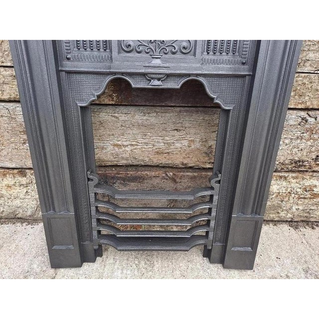 Edwardian Cast Iron Combination Fireplace Surround For Sale - Image 11 of 18