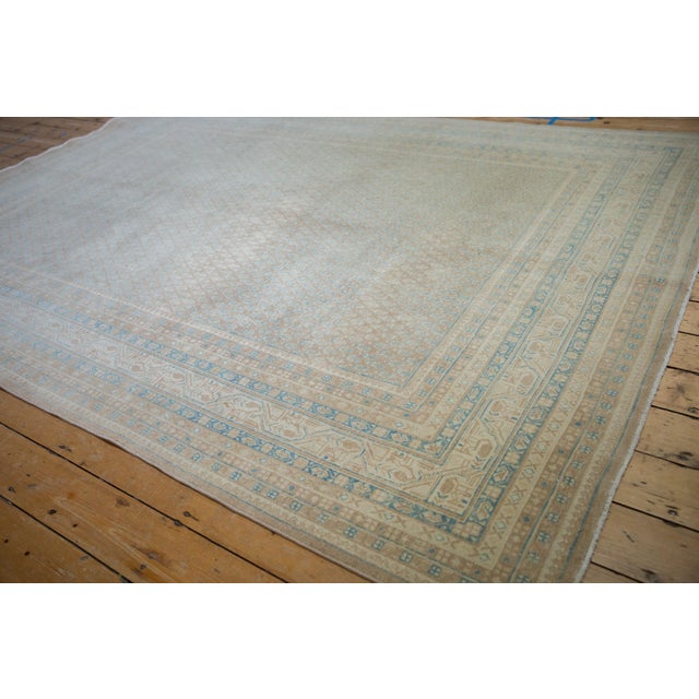 Vintage Distressed Mir Sarouk Carpet - 7' x 10'1" For Sale - Image 10 of 10