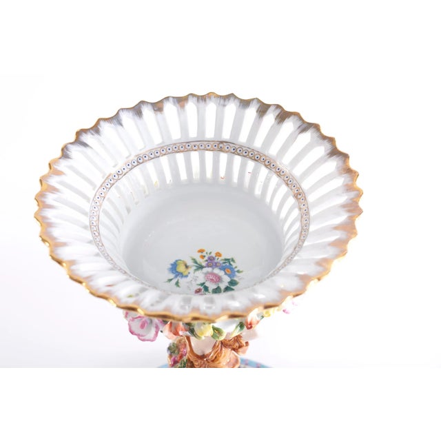 Gold Late 20th Century Gilt Gold / Glazed Porcelain Decorative Bowls - a Pair For Sale - Image 8 of 13