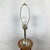 Vintage Mid-Century Walnut Dowel Table Lamp With Linen Drum Shade For Sale In Philadelphia - Image 6 of 12