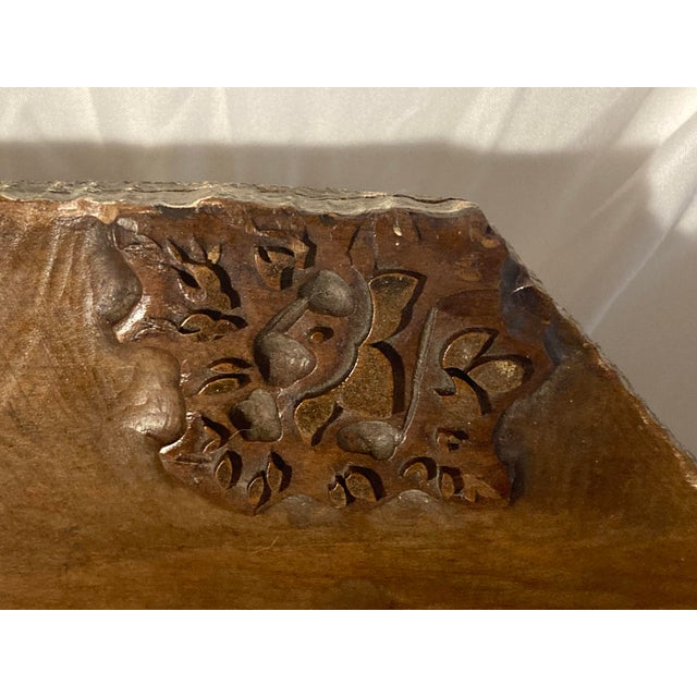 French French Authorities and Extremely Rare 1680 Wood Fabric Stamp. For Sale - Image 3 of 9