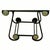 1970s Vintage Wrought Iron & Glass Side Table For Sale - Image 4 of 4