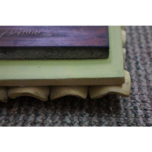 2005 Yelyn Vivoni "Camino Iluminado Ii" Modern Ceramic Tile Hanging Wall Art 43" For Sale - Image 15 of 18