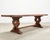 Early 20th Century Country French Provincial Oak Trestle Farmhouse Dining Table 8 Ft For Sale - Image 5 of 18