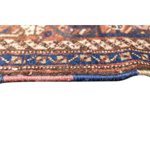 Antique Afshar Rug 5'2'' x 6' For Sale - Image 9 of 12