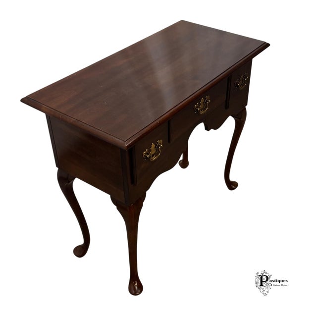 Vintage Mersman Chippendale Style Mahogany Low Boy For Sale In Greensboro - Image 6 of 11