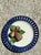 Traditional Vintage Regency Horchow Glazed Ceramic Figs Plate For Sale - Image 3 of 5