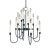 C. 1960s Mid-Century Lightolier Sixteen Bulb Chandelier For Sale