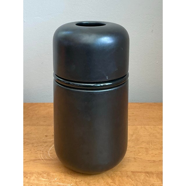 Vintage Italian Matte Ceramic Vase For Sale - Image 12 of 12