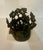 Vintage Art Nouveau Style Grapevine Cast Metal Sculptural Jardinere 8” Tall X 5” Diameter For Sale In Phoenix - Image 6 of 11