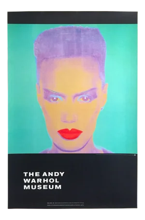 Andy Warhol Museum Lmtd Edtn Lithograph Print Monumental Pop Art Poster " Grace Jones " 1986