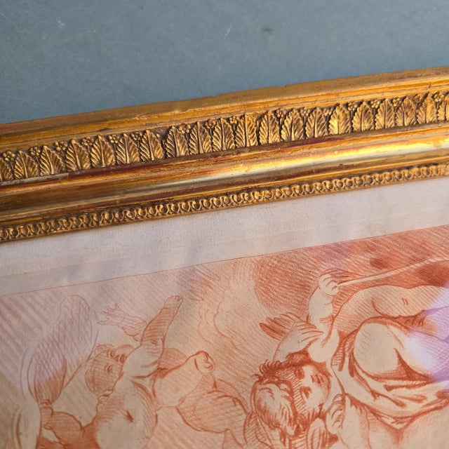 Auguste Pequegnot, Venus with Cupins, 1800s, Paper, Framed For Sale - Image 10 of 16