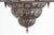Vintage Moroccan Handcrafted Lantern Ceiling Light With Multi-Color Glass For Sale In Palm Springs - Image 6 of 12