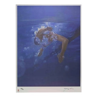 Kim Hyang, Swimmer, Lithograph, 2008 For Sale
