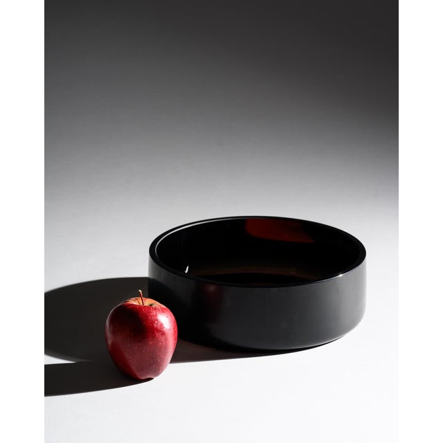 Contemporary Op-Art Studio Glass Bowl by Hans Wudy for Zwiesel Glass School, Germany, 2012 For Sale - Image 3 of 9