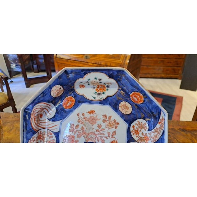 Japanese Imari Porcelain Plate For Sale - Image 6 of 7