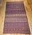Vintage Moroccan Tribal Kilim, Handwoven Wool, Stripe Geometric Pattern, Purple & Yellow, 6x10 For Sale - Image 9 of 17